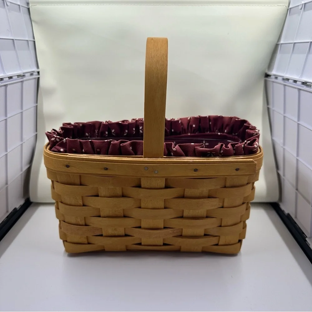 Longaberger Candle Basket Traditional Red Liner + Protector‎